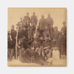 Aimant Cavalerie de combat afro-américaine : Guerriers bu