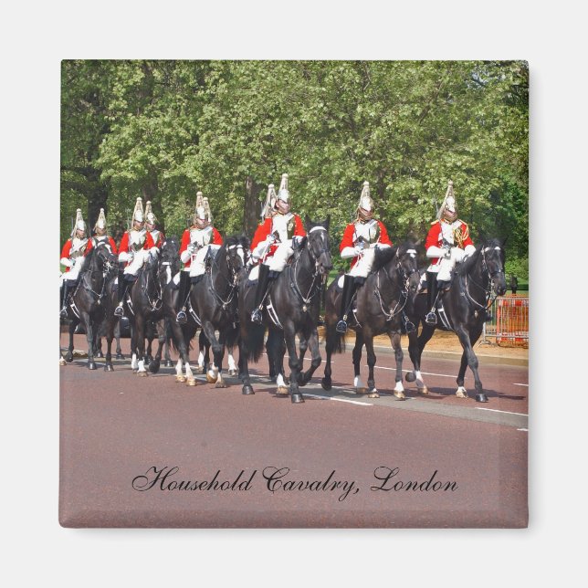 Aimant Cavalerie ménagère Londres (Devant)