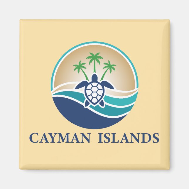 Aimant Cayman Islands Caribbean (Devant)