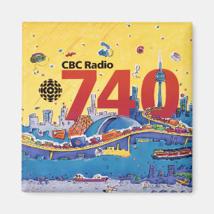 Aimant  CBC Radio 740 - Habillage promotionnel (1980)