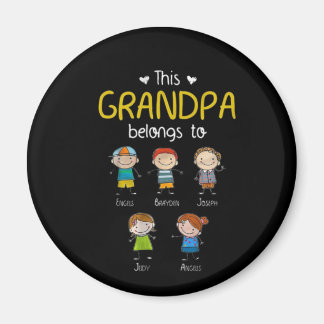 Aimant Ce Grand-Père Appartient À Une Mignonne Famille Pe