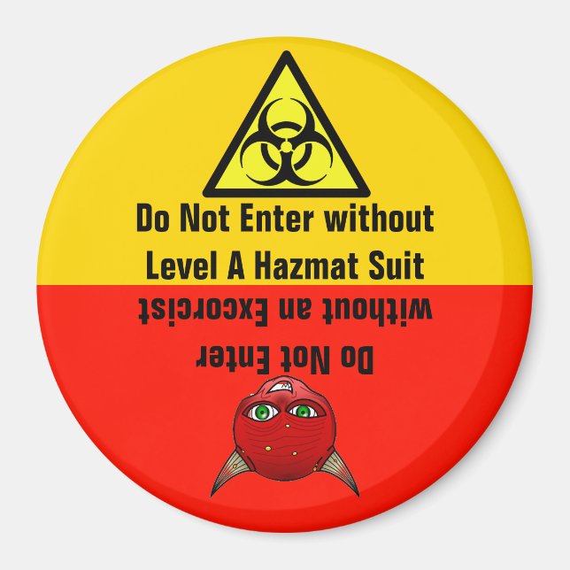 Aimant Ce n'est pas propre ou sale, c'est à quel point c' (Devant)