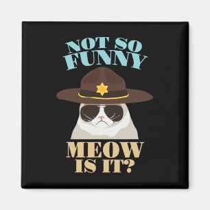 Aimant Ce N'Est Pas Si Drôle La Meow Est - Drôle État Tro