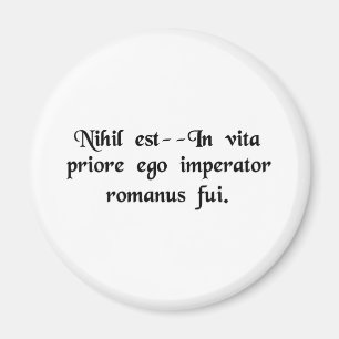 Aimant Ce n'est rien--dans une vie précédente j'étais