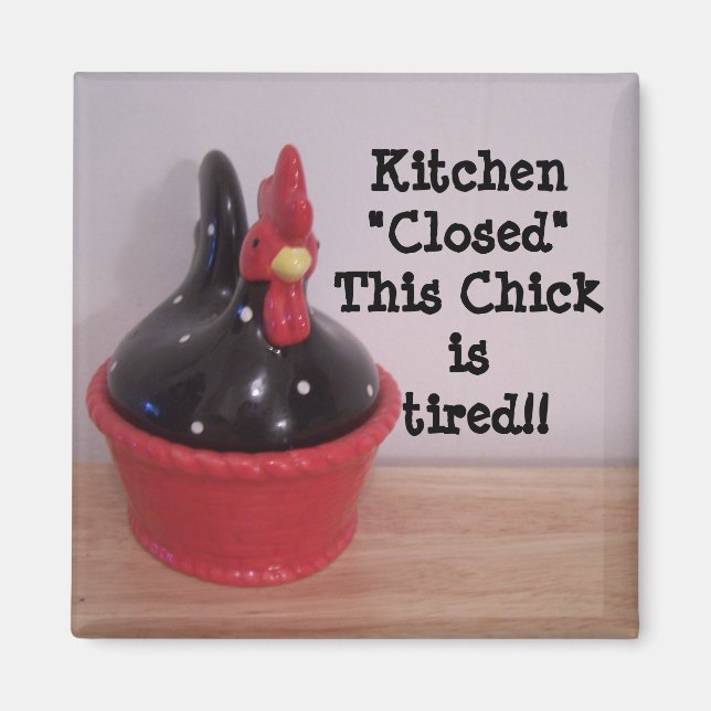 Aimant Ce poussin est fatigué ! ! (Devant)