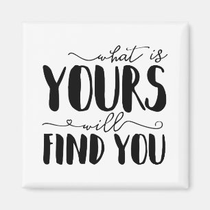 Aimant Ce Que Vous Trouverez Vous Typographie