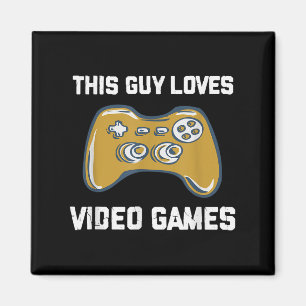 Aimant Ce type aime Jeux Vidéo Jeux Amusants Gamin Citati