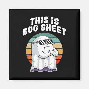 Aimant Ceci Est Bosheet Fun Halloween Costume Fun Pun Fan