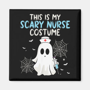 Aimant Ceci est un costume d'infirmière effrayant - Hallo