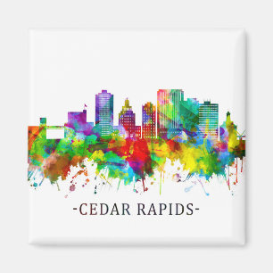 Aimant Cedar Rapids Iowa Skyline