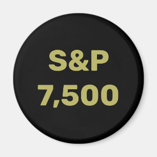 Aimant Célébration de l'indice boursier S&P 7 500