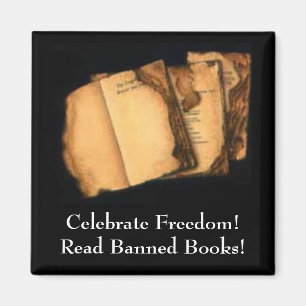 Aimant Célébrez la liberté! Lire les livres interdits!