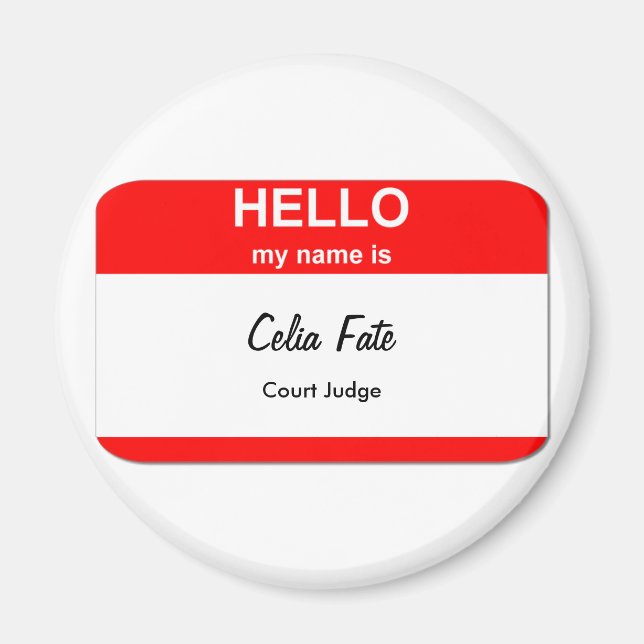 Aimant Celia Fate, juge à la Cour (Devant)