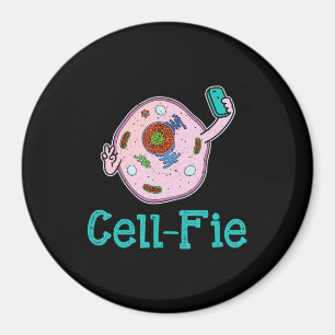 Aimant Cell-Fie Funny Biologie Science Pun enseignant cad
