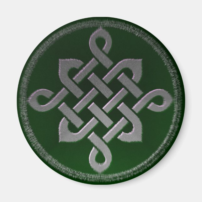 Aimant celtique noeud irlande symbole antique païen irlan (Devant)