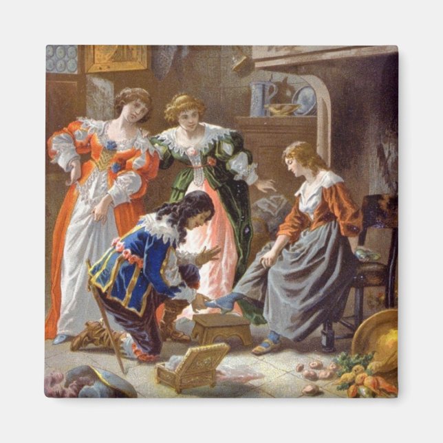 Aimant Cendrillon à essayer sur le Slipper (Devant)