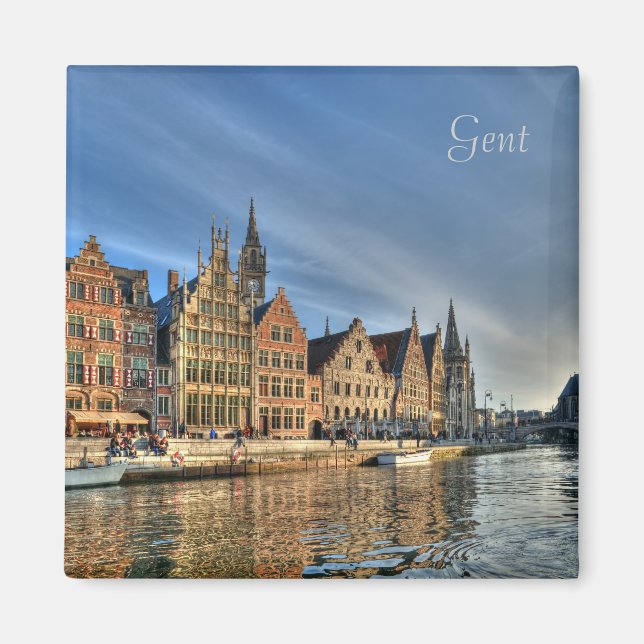 Aimant Centre historique de Gand, Belgique (Devant)