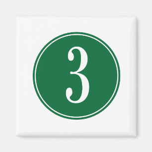 Aimant Cercle #3 vert