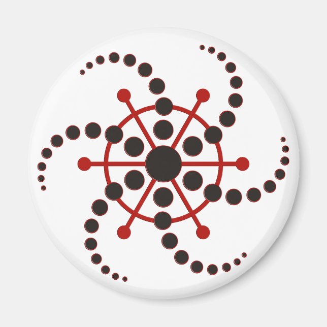 Aimant cercle de cultures VII (Devant)