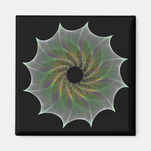 Aimant cercle fractal d'attraction chaotique