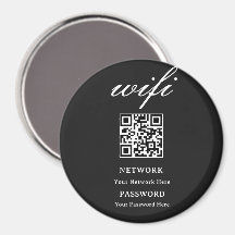 Aimant Cercle | Réseau de mot de passe Wifi Modern