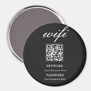 Aimant Cercle Réseau de mot de passe Wifi Modern