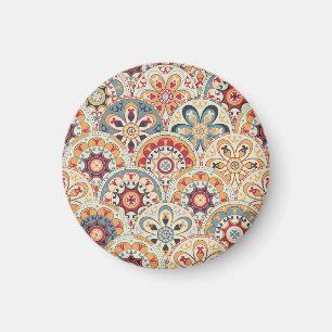 Aimant Cercles Abstraits : Papier peint couleur tendance