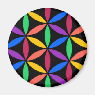 Aimant Cercles arc-en-ciel