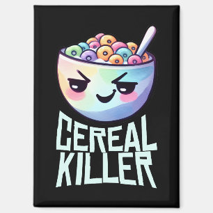 Aimant Cereal Killer Petit Déjeuner Pun