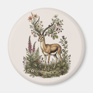 Aimant Cerf aux fleurs sauvages 