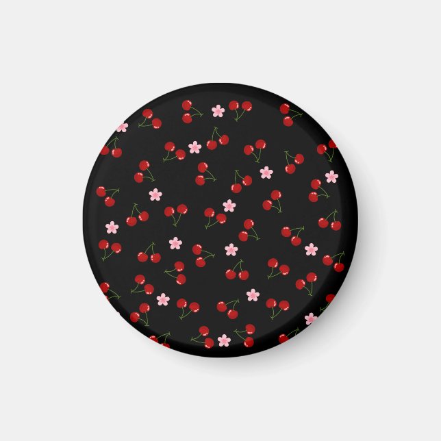 Aimant Cerises foncées (Devant)