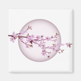 Aimant Cerisier en fleur de cerisier Japonais Japon Sakur