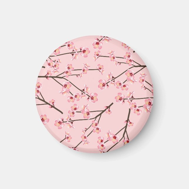 Aimant Cerisier en fleurs (Devant)