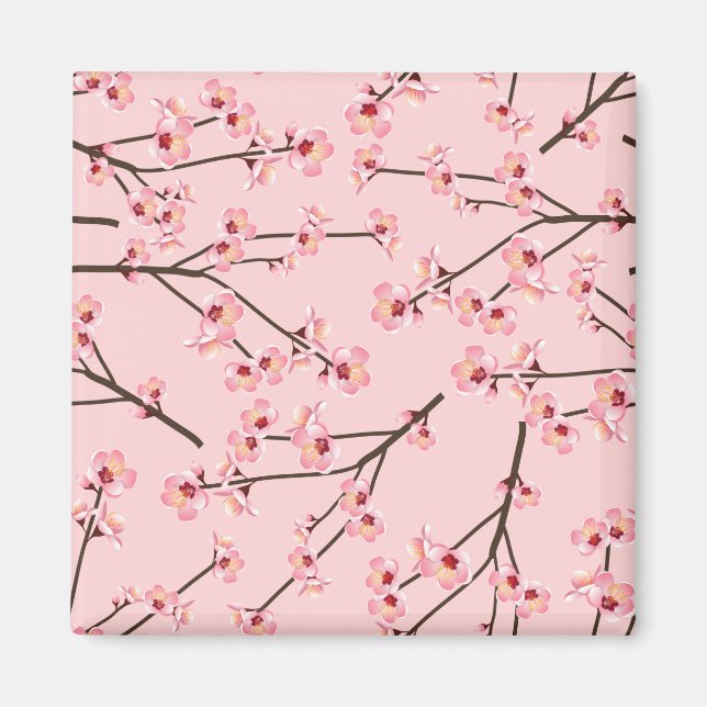 Aimant Cerisier en fleurs (Devant)