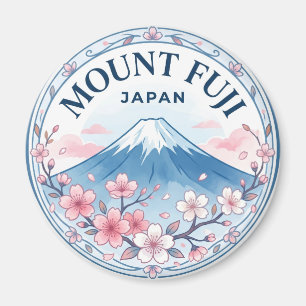 Aimant Cerisiers du Mont Fuji (Fujisan) Japon