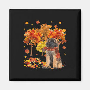 Aimant C'est automne Y'all mignon Leonberger automne arbr