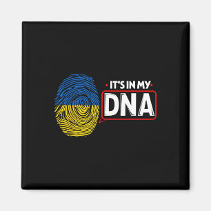 Aimant C'est Dans Mon Adn Drapeau National Ukrainien Patr