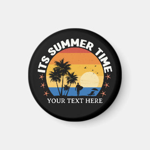 Aimant C'est la conception de coucher de soleil tropical 