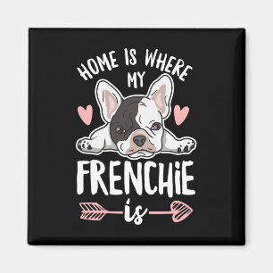 Aimant C'Est Là Que Mon Frenchie Est Cité Pour Un Proprié