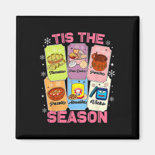 Aimant C'Est La Saison Carte de Noël Mexicaine Pan de Noë