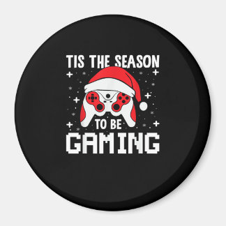 Aimant C'est la saison pour le rythme de Noël du gamer