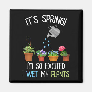 Aimant C'est le printemps ! Je suis tellement excitée qu