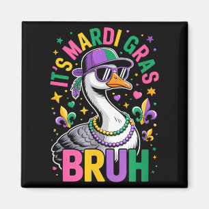 Aimant C'est mardi gras mec oie carnaval de la nouvelle o