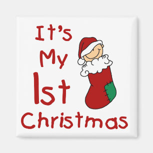 Aimant C'est Mes 1ers T-shirts et cadeaux de Noël