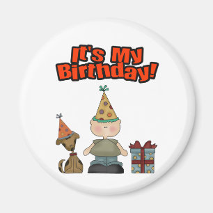 Aimant C'est mon anniversaire (GARÇON)