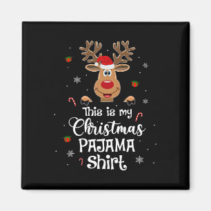 Aimant C'Est Mon Jeu De Noël Amusant Reindee De Noël