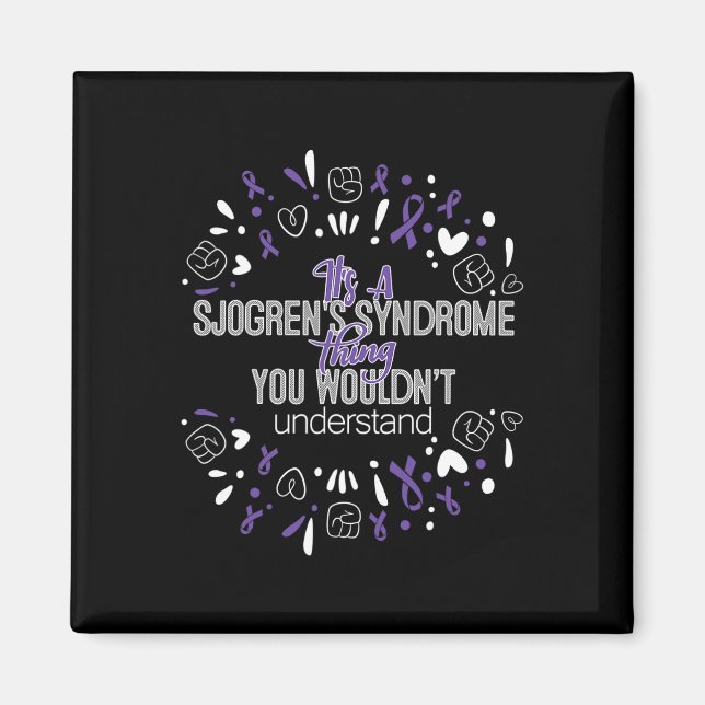 Aimant C'est un syndrome de Sjogrens Soutien de sensibili (Devant)