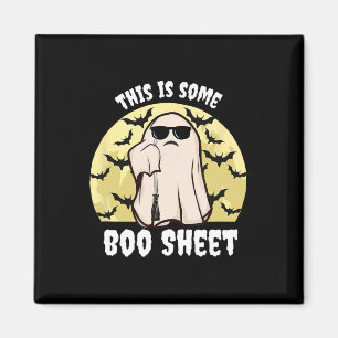 Aimant C'Est Une Boite Feuille Halloween Ghost Pas Le Tem