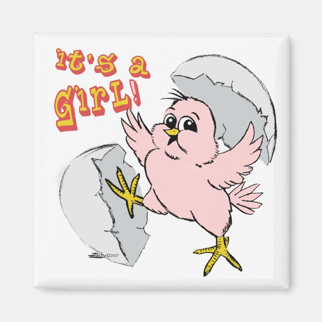 Aimant C'est une fille ! (Devant)