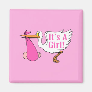 Aimant C'est une fille (Stork And Bundle)
